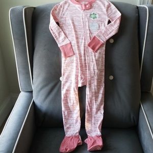 🐝Burt's Bees Baby One Piece Zip-up Footed Pajamas